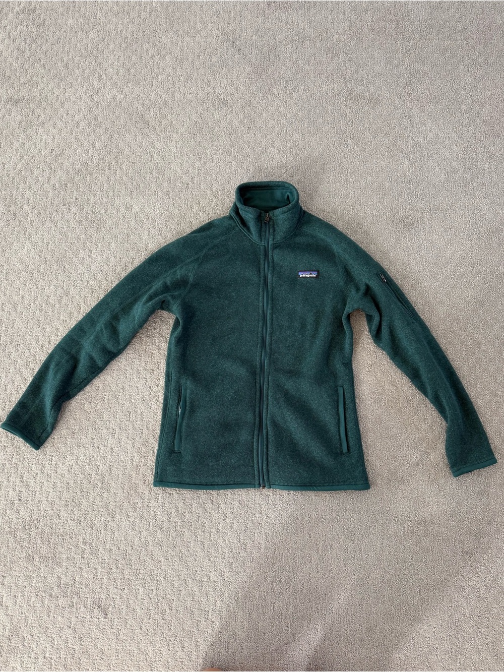 Women’s Patagonia Better Sweater Jacket in Piki Green - Picture 2 of 12